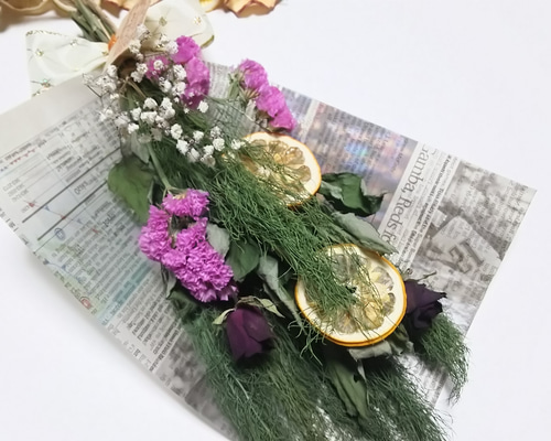 ドライフラワースワッグ　5点おまとめ ドライ5点セット スワッグ用花材 （雰囲気を選ぶだけ ドライ