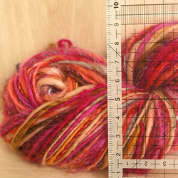 手紡ぎ毛糸　-見習い魔女のリップスティック- 4枚目の画像