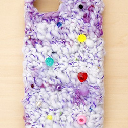 &lt;訂購&gt; iPhone 5 / 5s / SE保護套 - 公主絲帶（紫色） - 第1張的照片