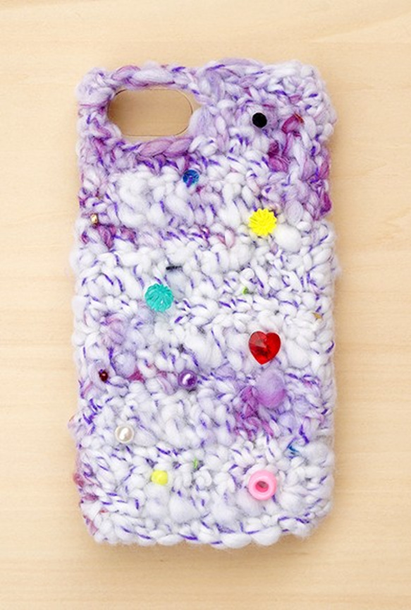 &lt;訂購&gt; iPhone 5 / 5s / SE保護套 - 公主絲帶（紫色） - 第1張的照片