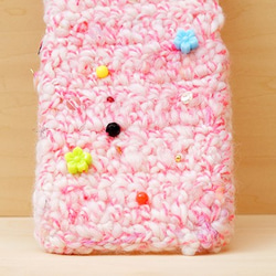 iPhone4/4sケース　-お姫様のリボン（ピンク）-　 5枚目の画像