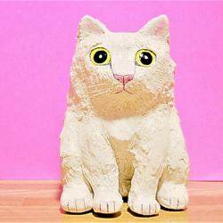 レフトン☆ペルシャ猫☆置物 ペルシャ猫 陶器猫 猫置物 置き物 オーナメント・オブジェ