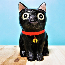 きたむら工房　ネコ置き物 16㎝祭壇サイズ顔そっくりセミオーダー…10000円 #猫 #ねこすた