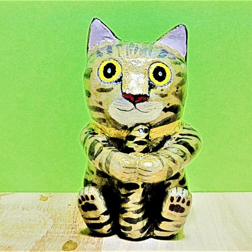 猫 紬 ねこ 付け下げ 茶緑 裄68 裄69 毬　動物　ネコ 猫 紬 ねこ 付け下げ 茶緑 裄68 裄69 毬 動物 ネコ