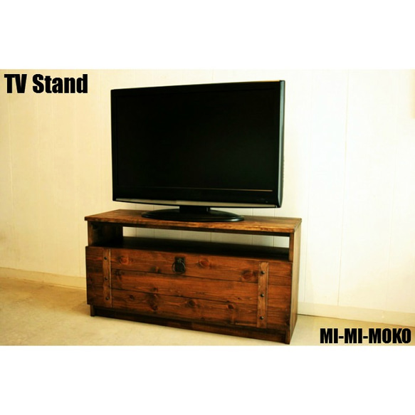 TVボード TV stand MI-MI-MOKO(ミーミーモコ)TV台 ローボード インダストリアル 1枚目の画像