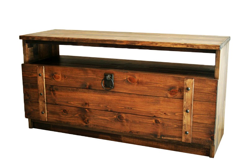 1台限定！直ぐ発送！】テレビボード200㎝ミディアムブラウン色 鉄脚 無垢材