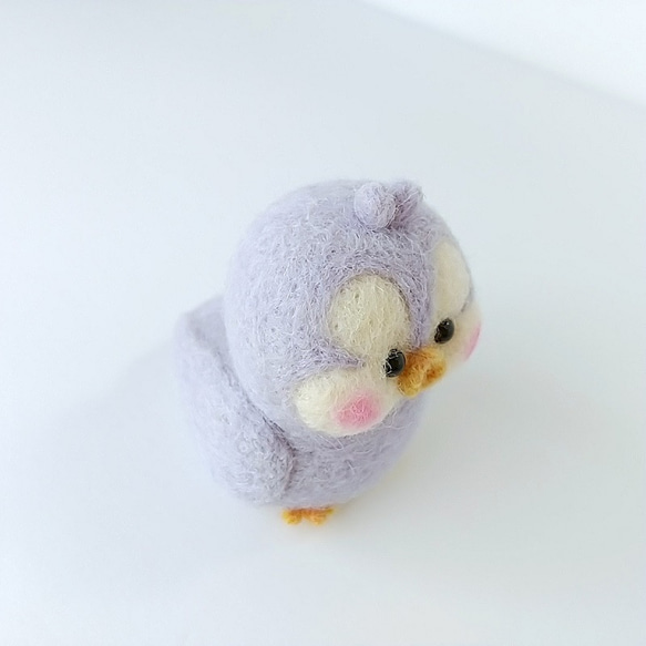 カラフル小鳥(薄紫) 3枚目の画像