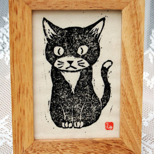 メロンパンダ出品　猫　絵 メロンパンダ出品　猫　絵