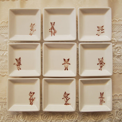 新品/未使用】ポーセラーツ/馬柄プレート6点セット 長皿 amica 通販