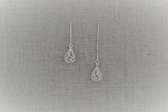 2.Himmeli Endecaedro Pequeño ヒンメリ 11面体 小 ピアス