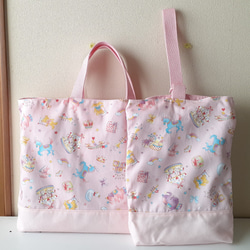 【彩様オーダー】うさぎ♡入園入学3点セット 女の子 うさぎ レッスンバッグ のおすすめ人気通販｜Creema(クリーマ