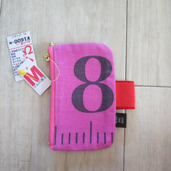 Mサイズ.8 ピンク数字  「てくぴ」 1枚目の画像