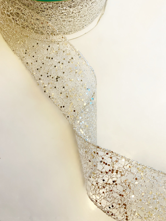 ウエディング　輸入リボン　サッシュベルト　結婚式　リボン　ヘッドドレス　ブーケ　ラスト販売 2枚目の画像