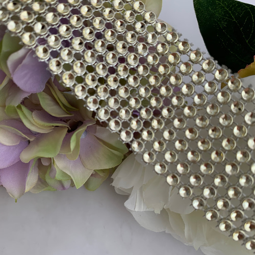 ブレード キラキラパーツ インテリア グログランリボン カルトナージュ  