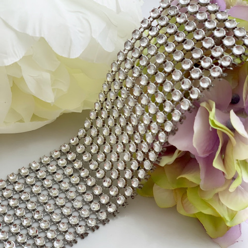 シルバー ブレード パーツ グログランリボン センターパーツ リボン  