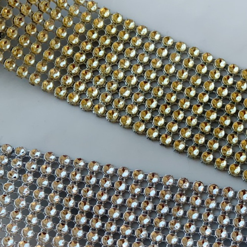 パーツ キラキラ ビジュー ルルベ グログランリボン 布 ビジュー  