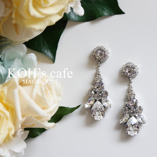 Pureté diamant オールビジュー スワロフスキーの花嫁すぎるブライダル 