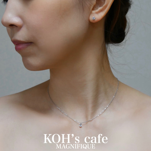 SWAROVSKI】Begin ネックレス ピアス セット (SWAROVSKI