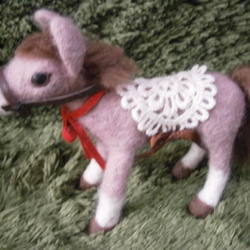 お馬ちゃん 羊毛フェルト いーちゃん 通販 1016606｜Creema(クリーマ)