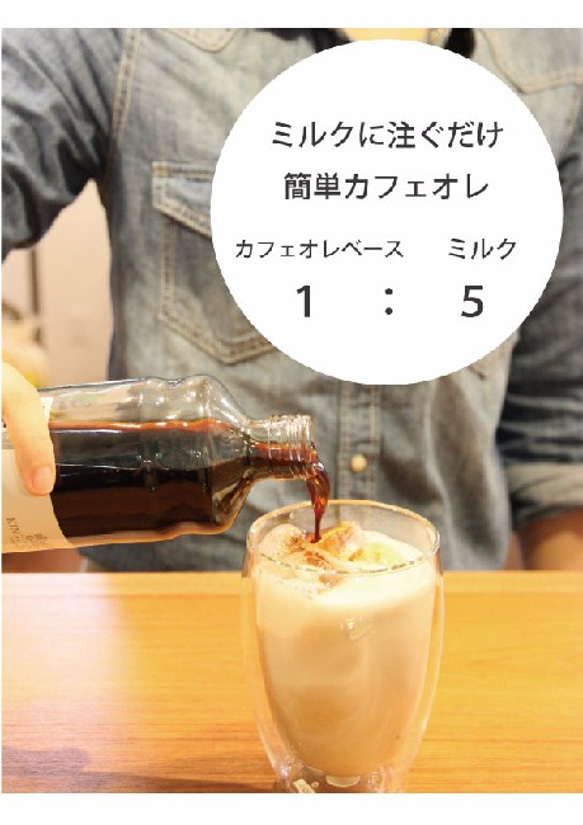 【送料無料】ネコ印カフェオレベース（無糖１２本) 2枚目の画像