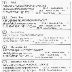 リング内側への刻印加工 、文字体フォント、選べます 1枚目の画像