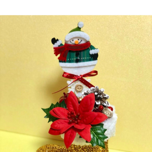 クリスマスブーツの置物（ゴールド） ドライフラワー LuLuCoCo 通販 