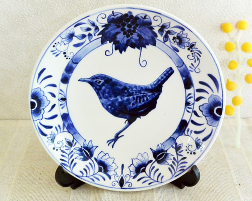陶磁器 水差し 鳥と花の絵柄 0_0f19020e2bd0ed0257bc99db3d3c