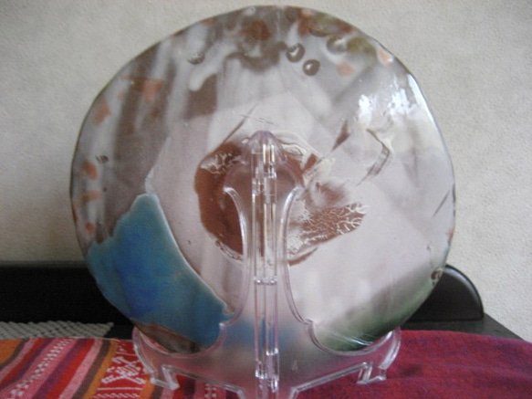 猫のお雛様　陶器の飾り皿　ちょっと幻想的な、ねこのおひな飾り 5枚目の画像