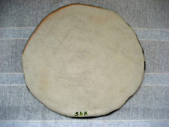 シャチ！　横顔　15~17cmのプレート飾り　インテリア　手作り陶器　陶芸　オルカ柄 8枚目の画像