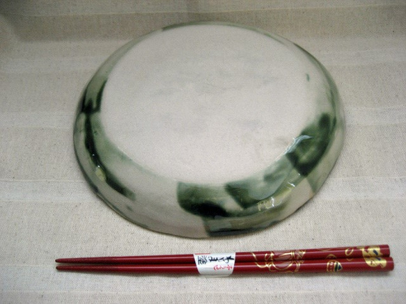 キビタキとルリビタキのお皿　手作り陶器　森のなかに鳥　陶芸　野鳥のお皿 9枚目の画像