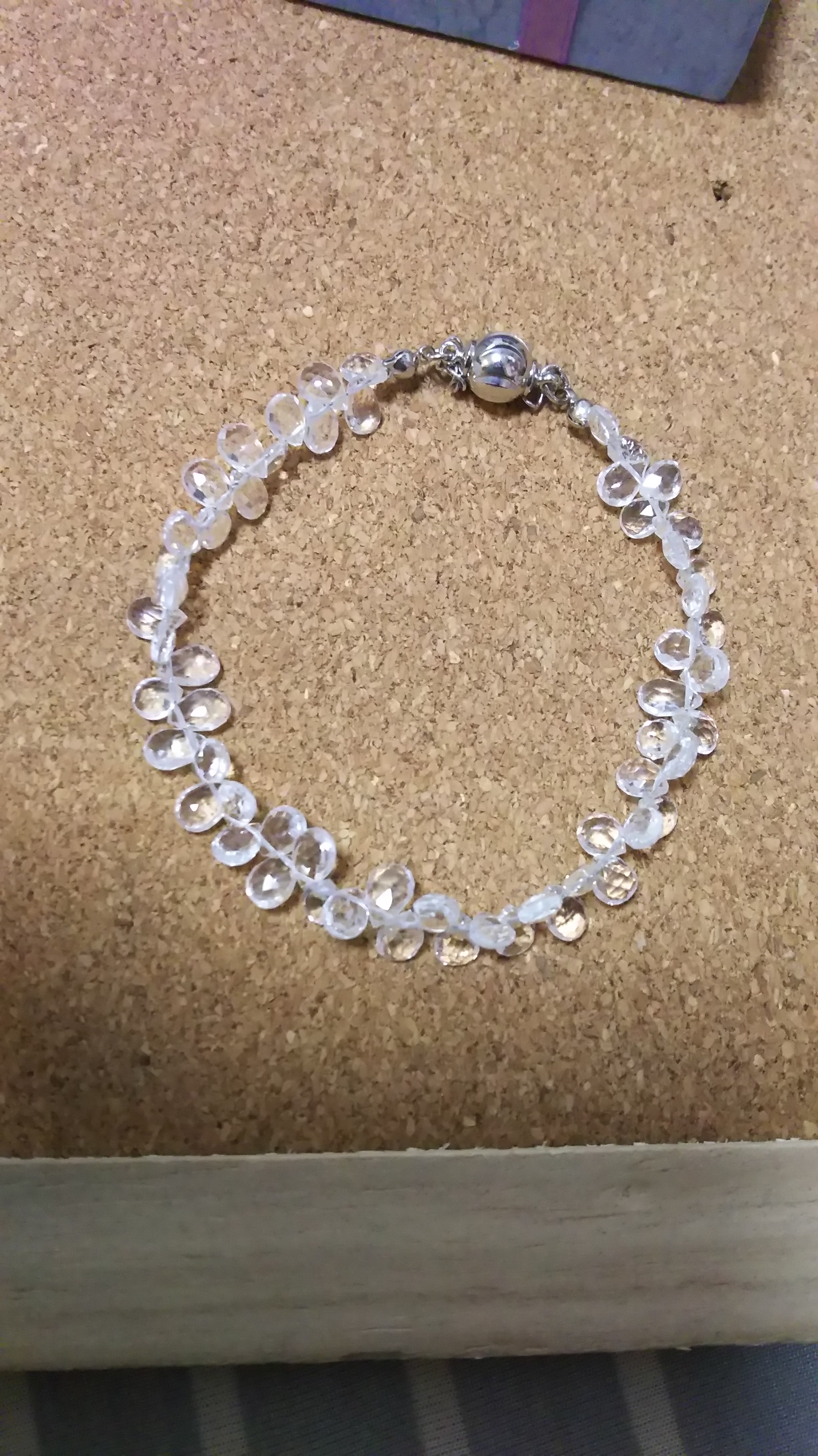 【完全受注制作】オーダーメイド☆カッティング天然石ブレスレット