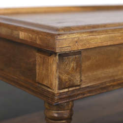 wooden antique coffee table / shelf 3枚目の画像