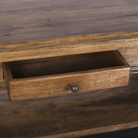 wooden antique coffee table / shelf 5枚目の画像