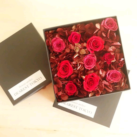 LUXURY BOX “ROSE” サプライズフラワーボックス 1枚目の画像