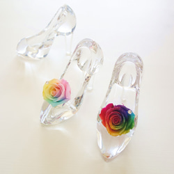 Cinderella “Dear・・・”　レインボーローズが彩るシンデレラのガラスの靴　 8枚目の画像