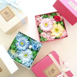 LUXURY BOX　 “Jardin de fleurs” ☆２color☆《大人のフラワーギフト》サプライズフラワー 1枚目の画像