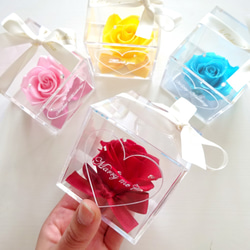 《名入れギフト☆メッセージ刻印》message ROSE “Coffret” バラを隠した小さな宝石箱 1枚目の画像