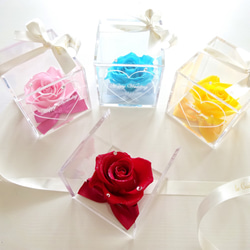 《名入れギフト☆メッセージ刻印》message ROSE “Coffret” バラを隠した小さな宝石箱 2枚目の画像