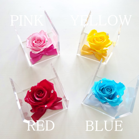 《名入れギフト☆メッセージ刻印》message ROSE “Coffret” バラを隠した小さな宝石箱 4枚目の画像