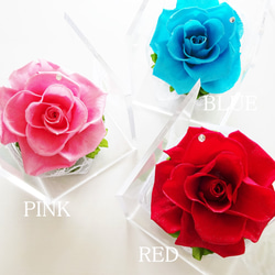 《名入れギフト☆メッセージ刻印》message ROSE “Rose bouquet” 一輪のバラのフラワーボックス 3枚目の画像