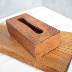 【木製ティッシュボックス】シンプルなBOXで手ごろなインテリアに 1枚目の画像