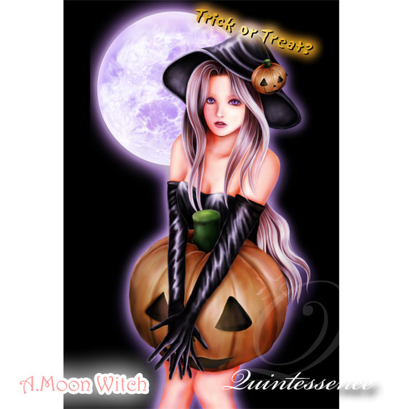 Trick or Treat☆ハロウィン イラストポストカード5枚セット