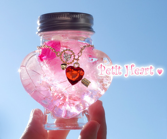  Petit Heart *　感謝を伝えるハートのハーバリウム 1枚目の画像