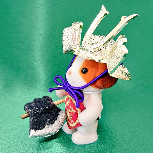 新作 made in rabbit field】シルバニア赤ちゃんコスチューム『初節句 着せ替え服・アウトフィット