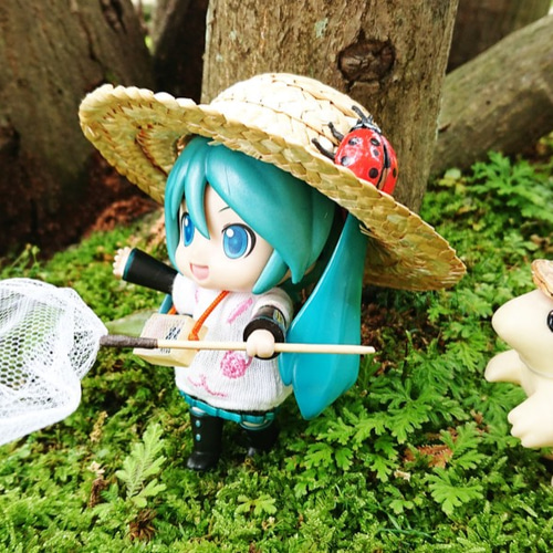 made in rabbit field】ねんどろサイズの麦わら帽子（四つ葉の