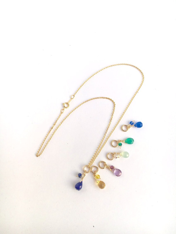 lapis lazuli necklace top 2枚目の画像