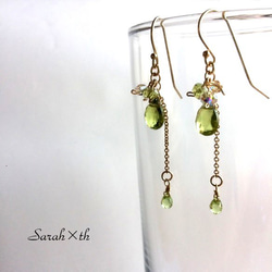 Creema限定 peridot no.3 & 14KGF .再販 2枚目の画像