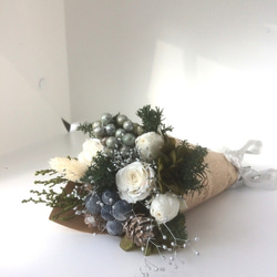 2020 christmas bouquet(white) 2枚目の画像