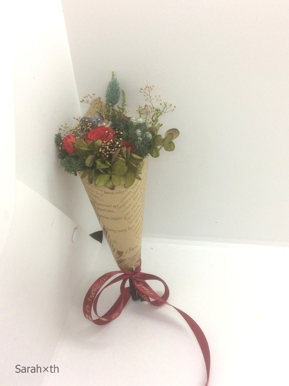 2020 christmas bouquet(red) 3枚目の画像