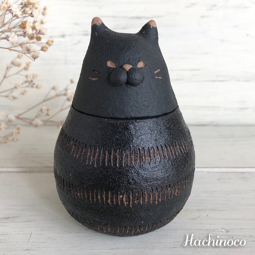猫チェス　手作り　焼物 猫チェス手作り焼物